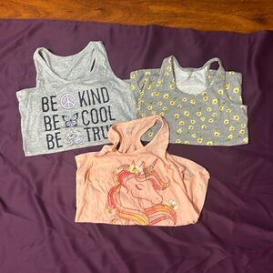 Lot of 3 girls tank tops size 14